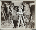 Boys sculpting a horse, Harlem Community Art Center