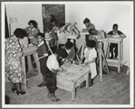 Children's sculpture class, Harlem Community Art Center