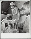 Girl and boy sculpting, Harlem Art Center