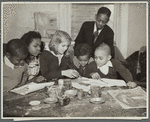 Children's art classes, Snyder Ave Boys Club