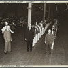 Fife and drum competition, side-on, Staten Island Armory