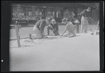 Repaving a sidewalk
