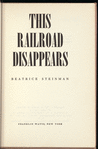 This Railroad Disappears