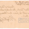 Receipt to Capt. Josh. Morton