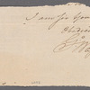 Clipped signature from a letter by Washington