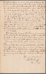 Lawrence Washington letter to unknown person