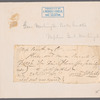 George Washington Parke Custis letters and writings