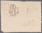John Augustine Washington signed receipt