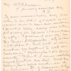 Letter from Joseph Washington to Mabel T.R. Washburn of the Journal of American History