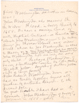 Letter from Joseph Washington to Mabel T.R. Washburn of the Journal of American History