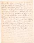 Letter from Joseph Washington to Mabel T.R. Washburn of the Journal of American History