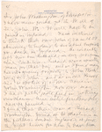 Letter from Joseph Washington to Mabel T.R. Washburn of the Journal of American History