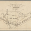Enlargement of the Erie Canal: map showing the relative position of 3 proposed lines, through the village of Port Byron