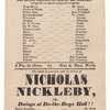 Broadside announcing Henry IV featuring James Hackett