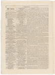 Issue of The Stage featuring front page advertisement for Henry IV at Booth's Theatre, featuring James Hackett as Falstaff