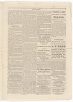 Issue of The Stage featuring front page advertisement for Henry IV at Booth's Theatre, featuring James Hackett as Falstaff