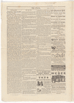 Issue of The Stage featuring front page advertisement for Henry IV at Booth's Theatre, featuring James Hackett as Falstaff