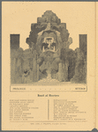 Promotional flier for College of the City of New York production of Caliban. The Shakespeare Masque 