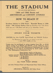 Promotional flier for College of the City of New York production of Caliban. The Shakespeare Masque 