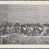 Postcard depicting Arturo Toscanini conducting an orchestra
