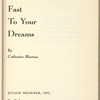 Hold Fast to Your Dreams