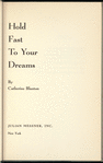 Hold Fast to Your Dreams