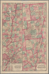 Asher & Adams' new map of the Hudson River