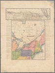 Carte pour servir à l'itinéraire pittoresque du fleuve Hudson et des parties latérales de l'Amerique du Nord