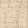 Map of the boundary between the states of New York & Connecticut with the adjacent territory
