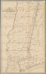 Map of the boundary between the states of New York & Connecticut with the adjacent territory
