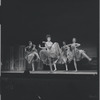 Chita Rivera and chorus in the stage production West Side Story
