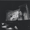 Carol Lawrence and cast in bedroom scene from the stage production West Side Story