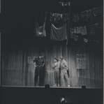 Gang meeting scene from the stage production West Side Story