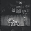 Gang meeting scene from the stage production West Side Story