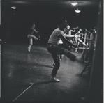 Dancers in rehearsal for the stage production West Side Story