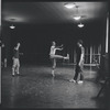 Jerome Robbins directs dancers in rehearsal for the stage production West Side Story
