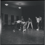 Fight scene rehearsal for the stage production West Side Story