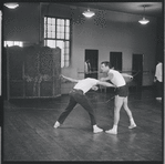 Fight scene rehearsal for the stage production West Side Story