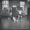 Fight scene rehearsal for the stage production West Side Story