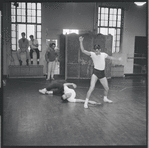 Fight scene rehearsal for the stage production West Side Story