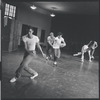 Fight scene rehearsal for the stage production West Side Story