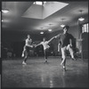 Dancers in rehearsal for the stage production West Side Story