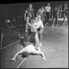 Fight scene rehearsal for the stage production West Side Story