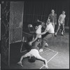 Fight scene rehearsal for the stage production West Side Story