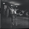 Dancers in rehearsal for the stage production West Side Story