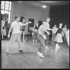 Lee Theodore (a.k.a. Lee Becker) and others in rehearsal for the stage production West Side Story