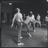 Fight rehearsal for the stage production West Side Story