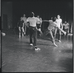 Fight rehearsal for the stage production West Side Story