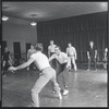 Fight scene rehearsal for the stage production West Side Story