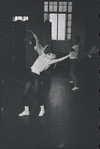 Marilyn D'Honau in rehearsal for the stage production West Side Story